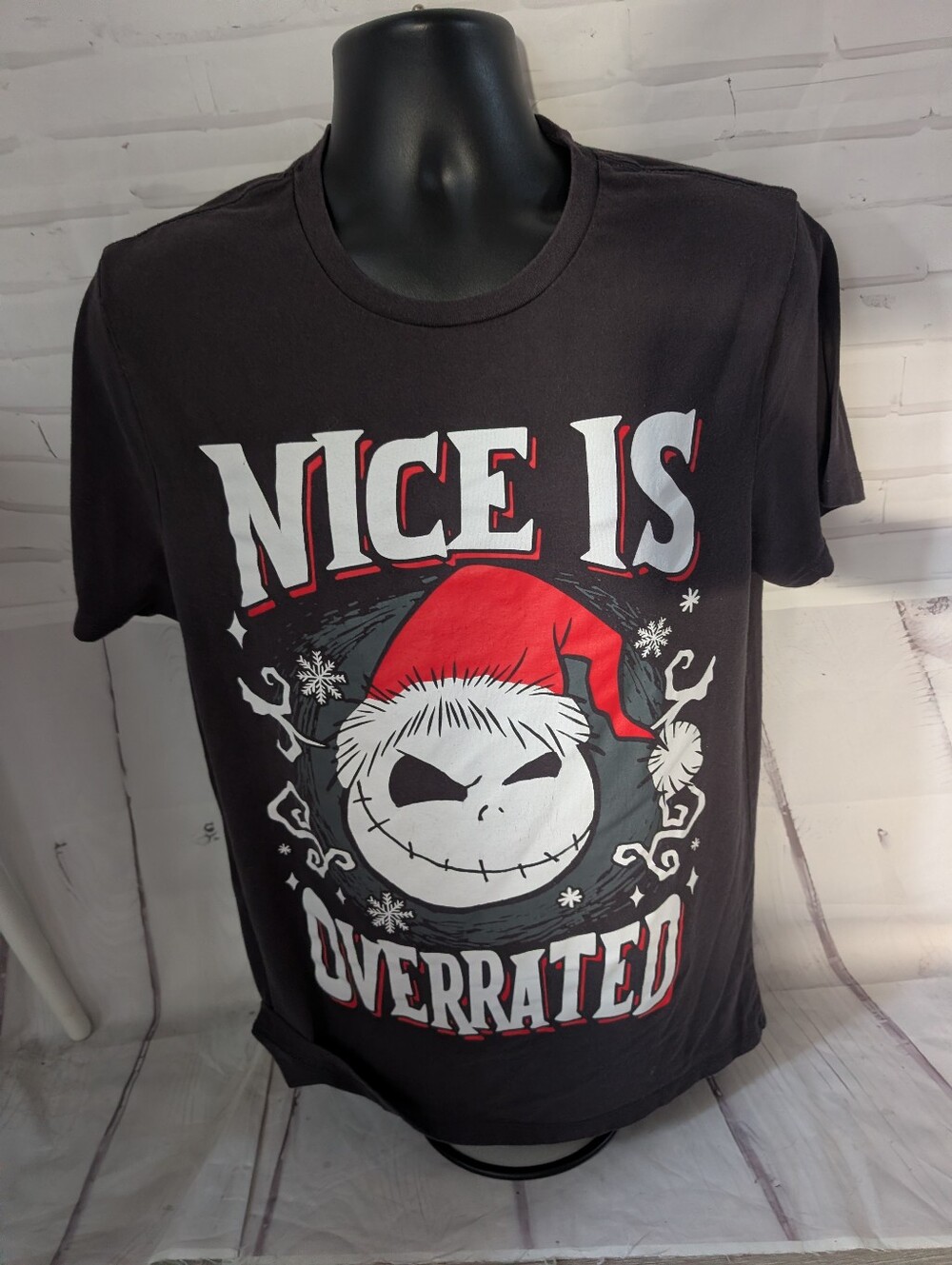 Nightmare Before Christmas "Nice Is Overrated" Tee Unisex